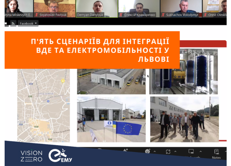 Про План електромобільності Львова та інтеграцію ВДЕ: підсумки вебінару